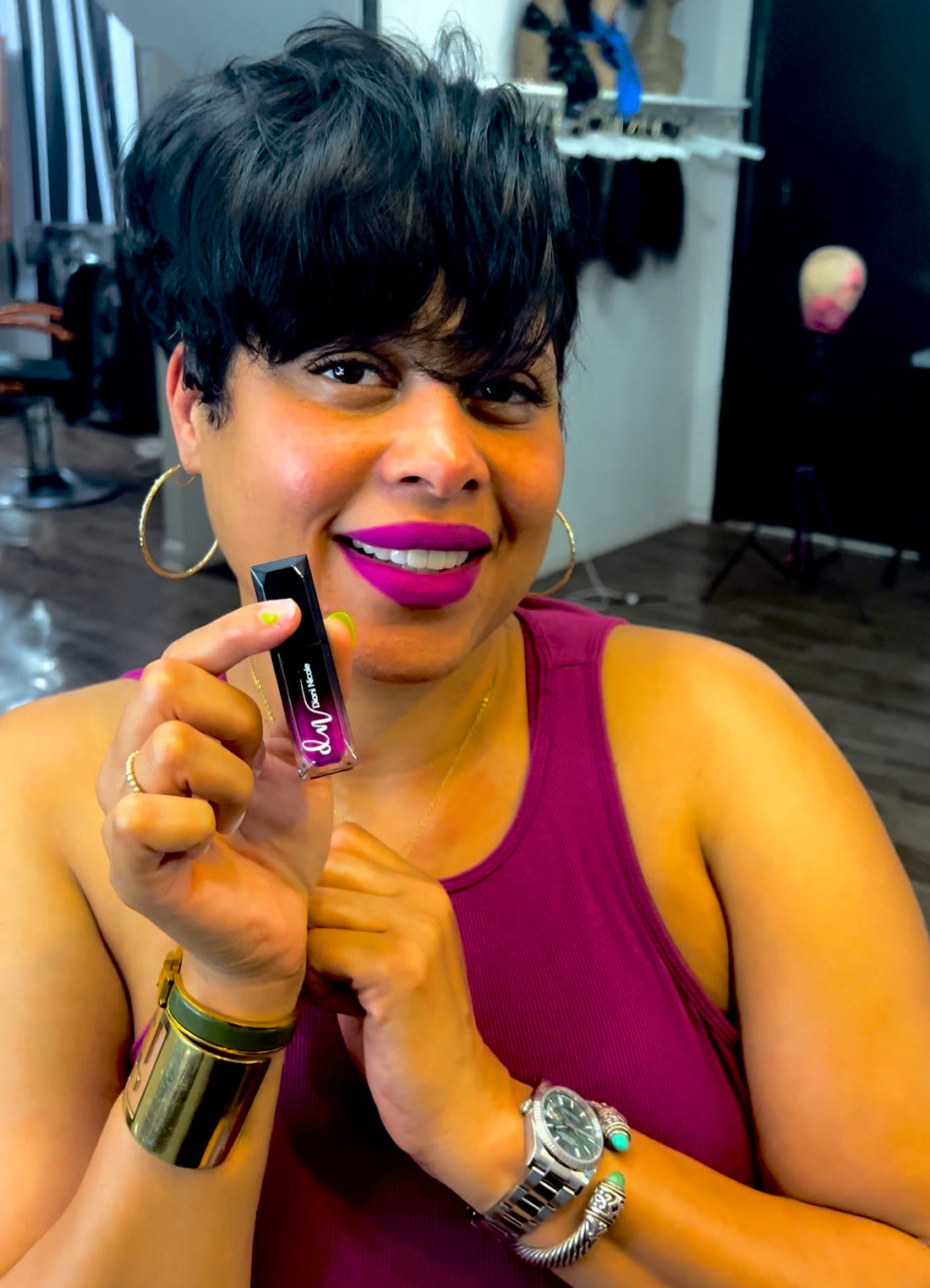 Your fuchsia lipsta